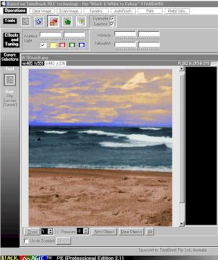 Colorized "Surf" sample image